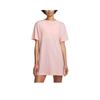 Nike Спортивная одежда Essential Logo вышитый спортивный трикотажный короткий рукав футболка женские топы светло-розовый CJ2243-610
