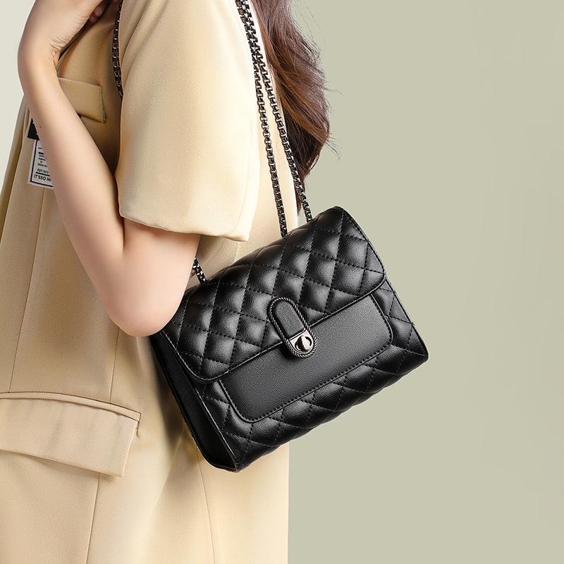 Новая осенне-зимняя сумка Diamond Chain, легкая роскошная сумка через плечо, высококачественная женская сумка на одно плечо для поездок на работу