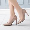 Pointed High Heels New French Girl Job Interview Thin Heels Professional Women's Single Shoes Sexy Red