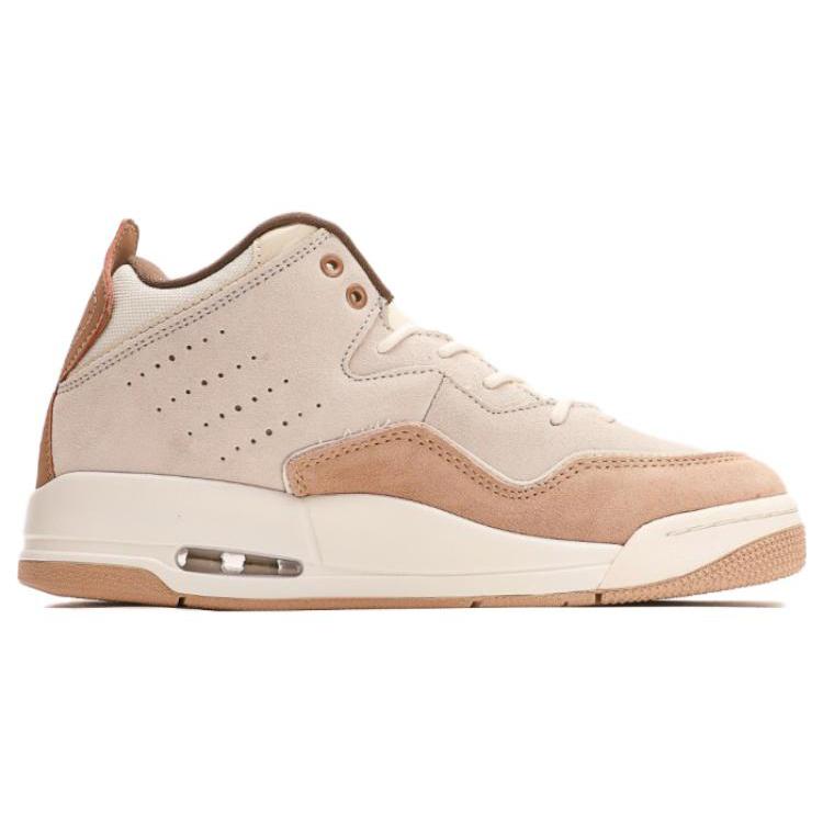 Jordan Courtside 23 Slip Resistant Mid top Vintage Basketball Shoes Men's Brown FQ6860-121(Team366-)