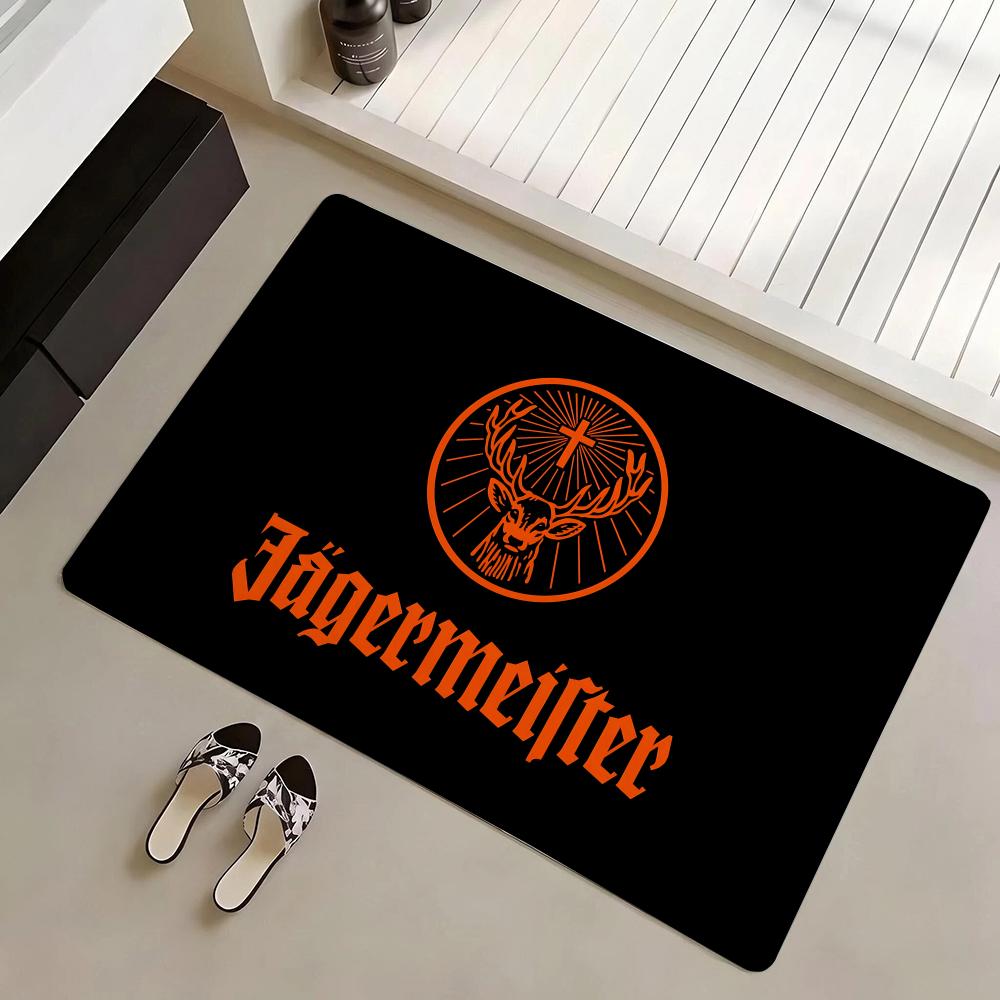 Модный коврик для ног J-Jagermeister Эко-фланель Нескользящий Без запаха Для помещений Мягкий Короткий плюш Ковер для пола