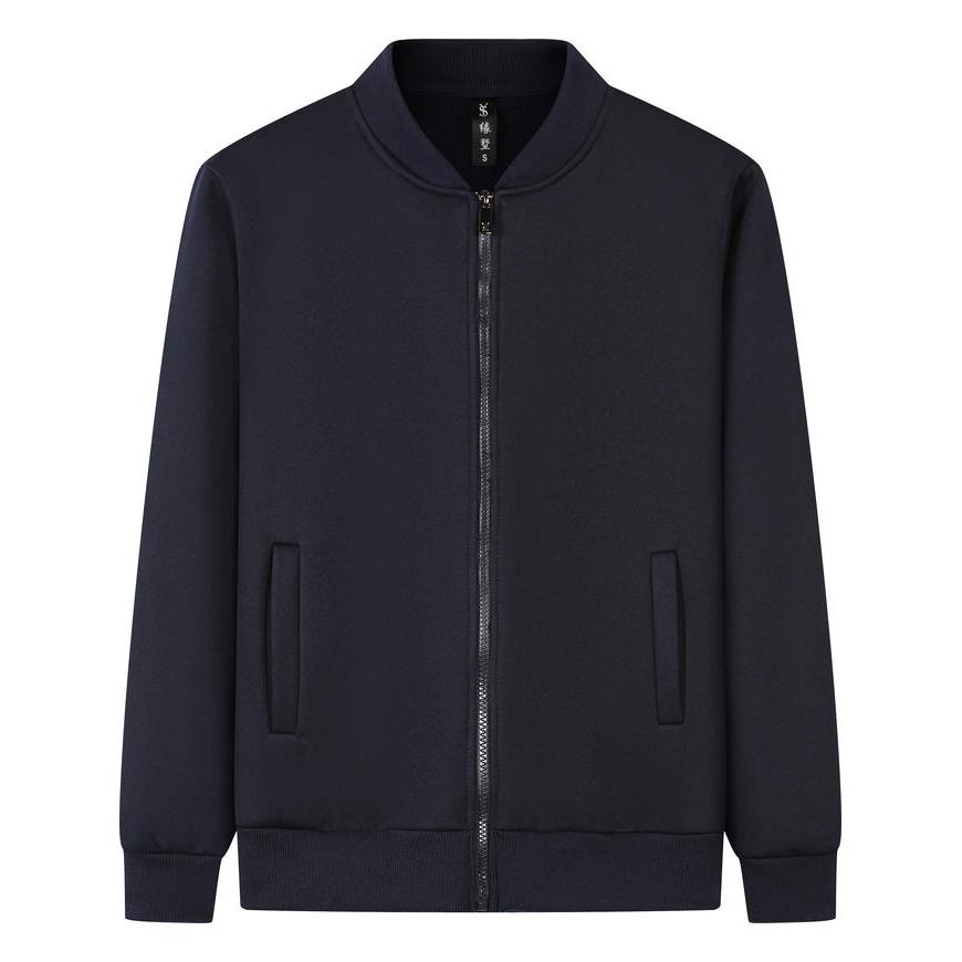 Autumn and Winter Fleece Stand Collar Long Sleeved Sweatshirt,Couple Tshirt, Casual and Comfortable, Solid Color, Versatile, Unisex, Thick and Warm