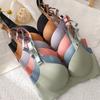 Seamless Bra For Women Push Up Bras Comfortable Wireless Candy Color Bralette Sexy Underwear Soft Lingerie Femme