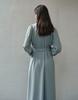 G Mar Round Neck Long Dress Green