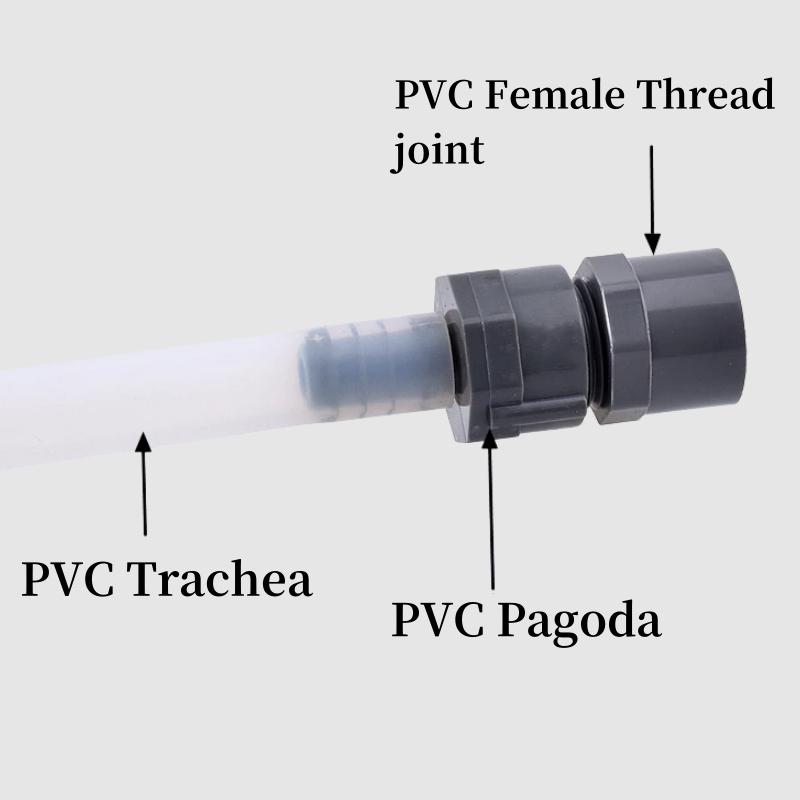 1/5 шт. ПВХ Соединитель с внутренней резьбой Адаптер для аквариумного резервуара Соединители-пагоды для шланга воздушного насоса Садовые ирригационные соединители для водопроводных труб