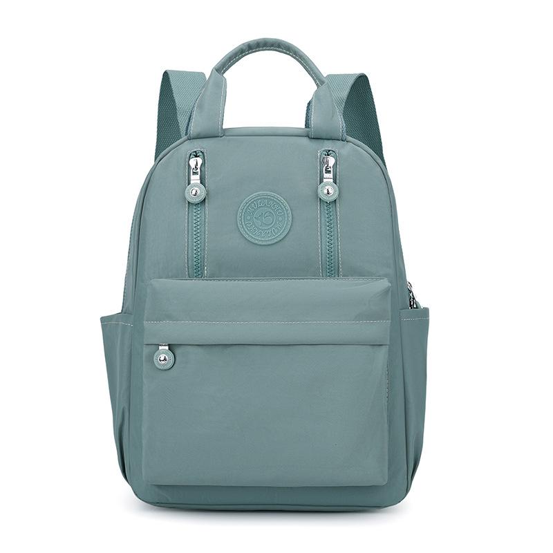 Однотонный женский рюкзак большой вместимости из нейлона