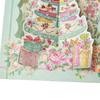 Открытка на день рождения Sanrio Square Pop Поздравительная открытка к послеобеденному чаепитию Возможна отправка за границу SANRIO 605867 BD195-3