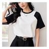 Navava Men Casual Color Block Round Neck ShorT Sleeve T shirT nT1580