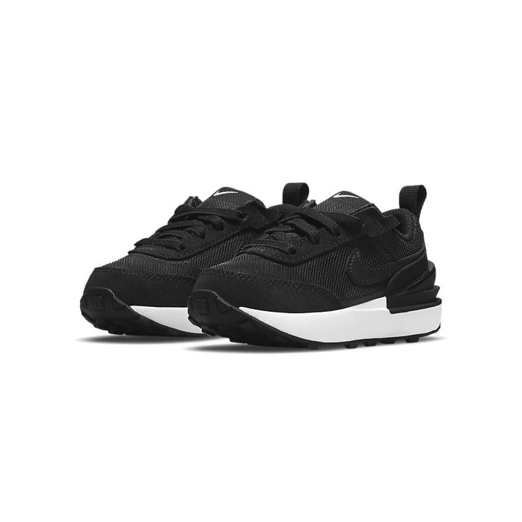 Nike Кроссовки детские Waffle One TD Black White Orange DC0479-001
