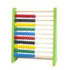 Educational Calculation Bead Red Blue Calculation Rack Durable Wooden Abacus  Preschool