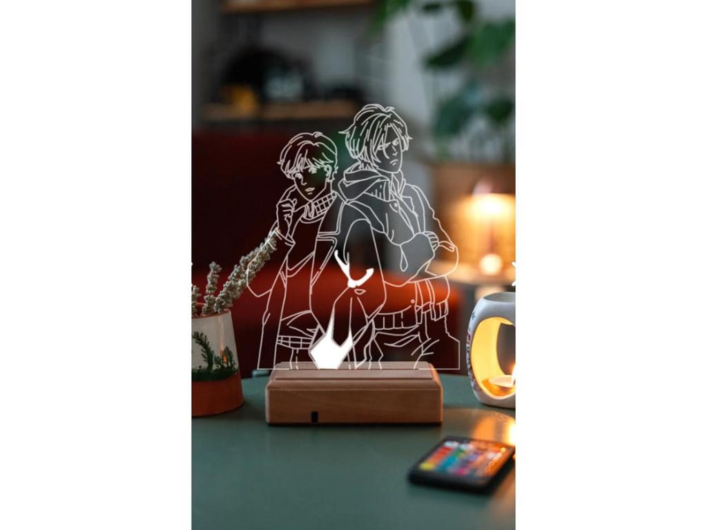 Банановая рыба Ash & Eiji 16 цветов ночника