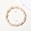 Amethyst & White Crystal Beaded Bracelet for Girls - Sweet Summer Fairy Jewelry