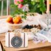 20 шт. Свадебная подарочная коробка, коробки для конфет с компасом и крафт-бирками для свадебных сувениров и украшений в стиле путешествий, розовое золото