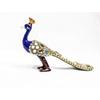 Metal Stone Work Peacock Statue Showpiece Decorative Figurine for Home Living Room Office Bedroom Decor