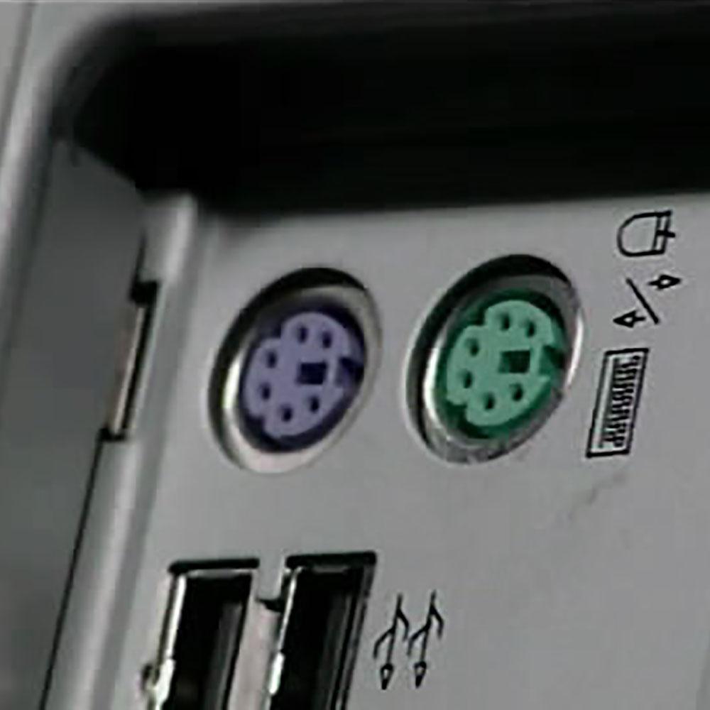 Переходник-конвертер PS/2 папа на USB Type A мама для компьютера ПК мышь+клавиатура