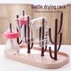 Tree-Shaped Baby Bottle Drying Rack - Dustproof Storage