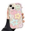 Подходит для Apple 14promax Чехол для мобильного телефона iPhone 13 Smudge Color Stars 11/12mini Прозрачный Anti-Fall