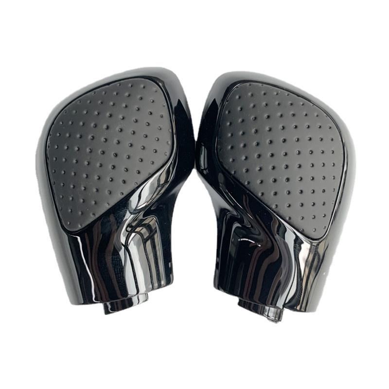 1PCS Chrome Matt with Leather Shift Knob Gear Side Cover DSG Emblem for VW Golf 6 7 R GTI Passat B7 B8 CC R20 Jetta MK6 GLI