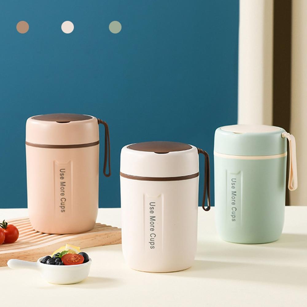 600ml Insulated Food Jar Safety Cover Food Container Durable Vacuum Insulated Container For Travel