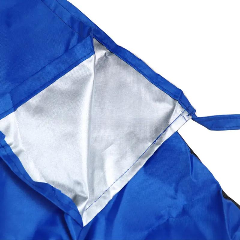 Синий чехол для грота и гика из ткани 210D - Водонепроницаемый, Защита от УФ-лучей, Ветрозащитный, Пылезащитный, Защита от царапин - Доступен в размерах 8-13 футов