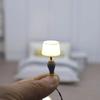 1PCS Miniature Model Miniature Dollhouse Furniture DIY Mini Furniture Desk Table Lamp  Baby Gift