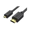 Biaz Micro HDMI To HDMI 2.0 Adapter Cable, 4K 60Hz High-Definition Converter - K73