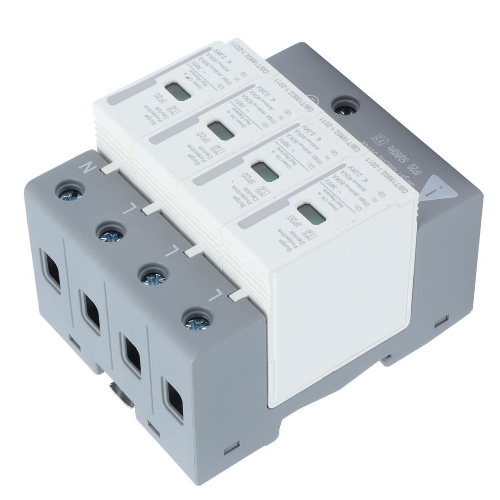 Устройства защиты от импульсных перенапряжений BERM Защитник от импульсных перенапряжений 4P 80 кА УЗИП 2 уровень BEMLY80 220 В/380 В