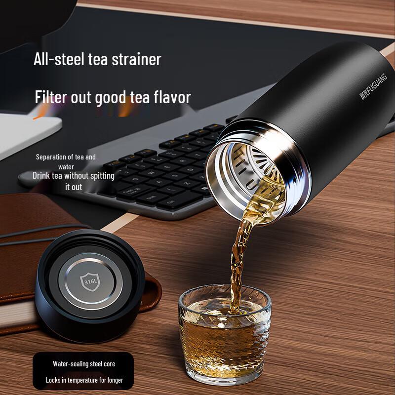 Fuguan 316L Stainless Steel Portable Business Thermos