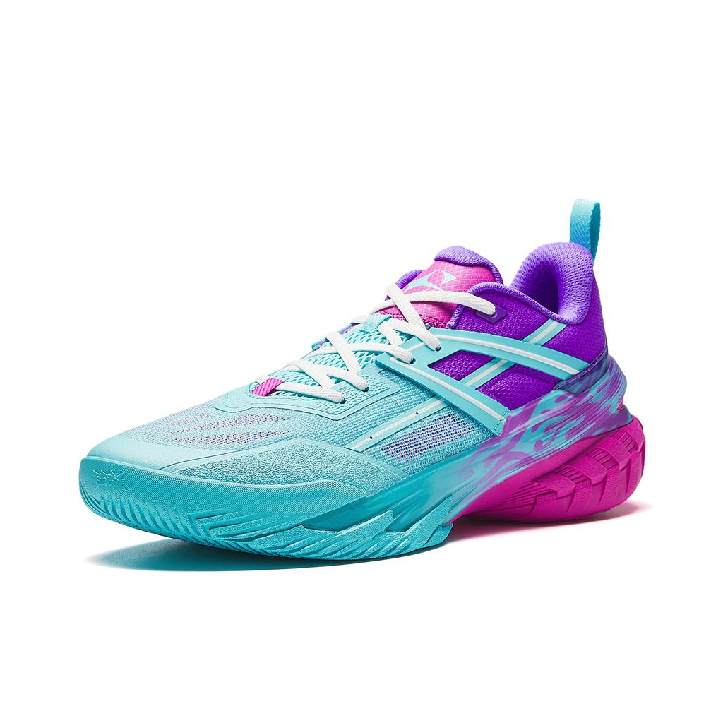 Anta Air Space 6 Blue Flame Summer Edition Убийца цемента Уличные Амортизация Противоскользящие Противоопрокидывание Низкие Баскетбольные Кроссовки 912621612-1