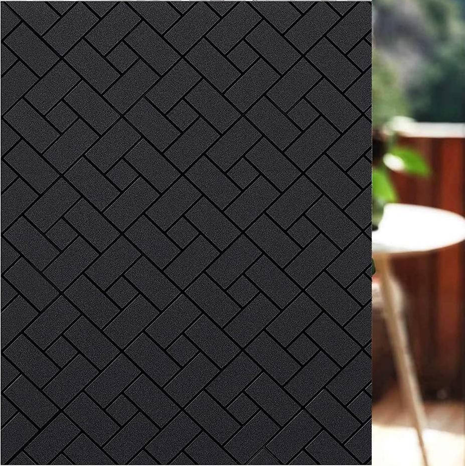 Радужная декоративная оконная пленка, витражная пленка для защиты конфиденциальности, матовое стекло со статическим прилипанием для стеклянной двери дома, 3D-дизайн щебня