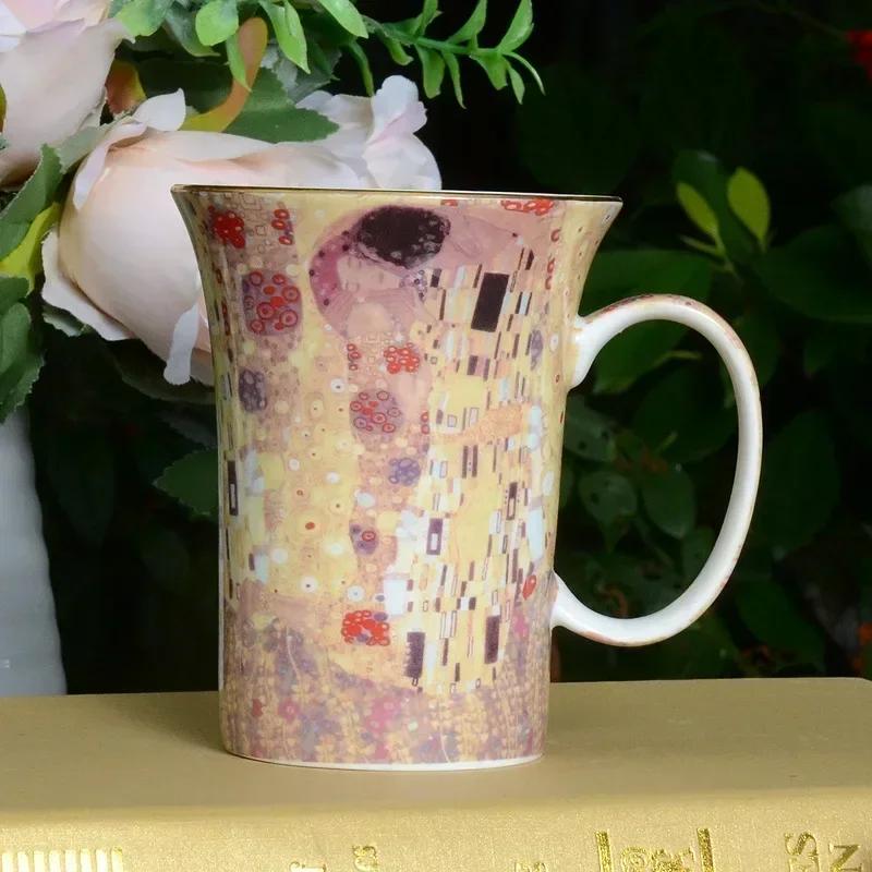 Кружка из костяного фарфора в пасторальном стиле Керамические чашки для воды Чашка для молока Европейская чашка CITIC Кружка для кофе Кружки Кофейные чашки