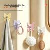 1/4PCS Waterproof Butterfly Wall Hook Plastic Adhesive Wall Hook Storage Hanger  Wardrobe Storage