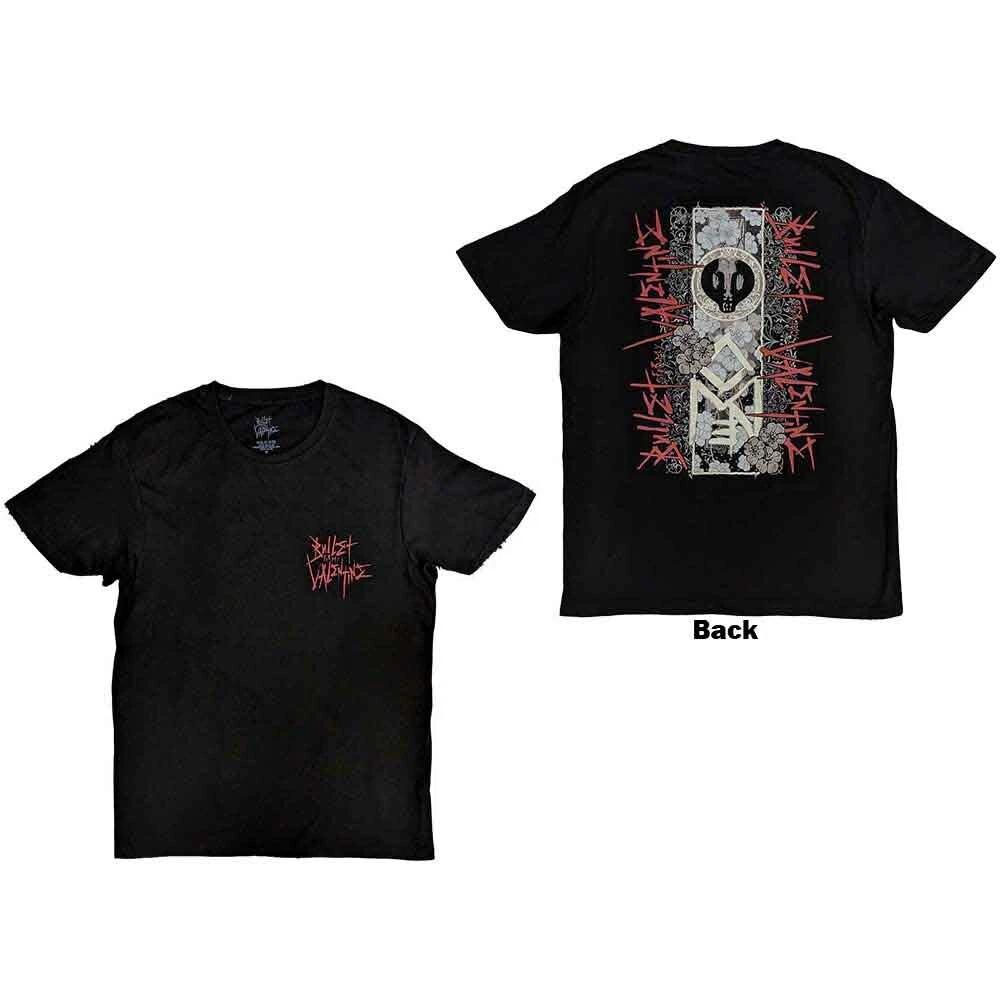 Bullet For My Valentine Unisex T-Shirt: Floral Omen (Back Print) (Small)