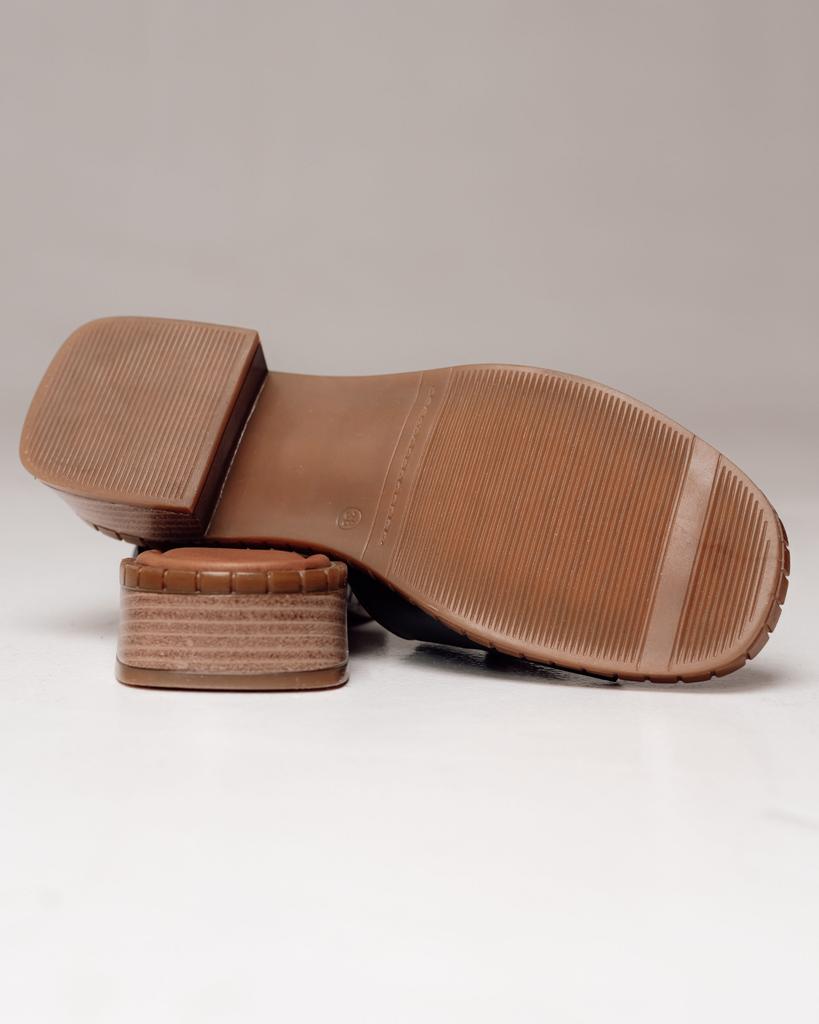 Women's Flip Flops Krula 301016 36 Black Leather