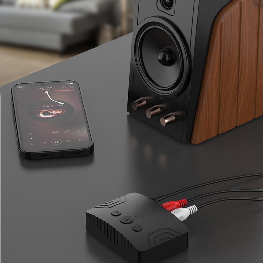 Bluetooth-совместимый 5.3 Музыкальный приемник UDisk RCA 3,5 мм 3,5 AUX Стерео Музыкальный Беспроводной адаптер для Автомобильного комплекта Динамика