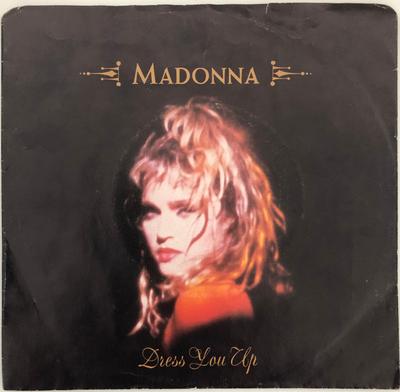 7-дюймовая пластинка MADONNA Dress You Up Shoobeedoo 9289197 SIRE 1985 Канада Танцевальная Электроника Б/у