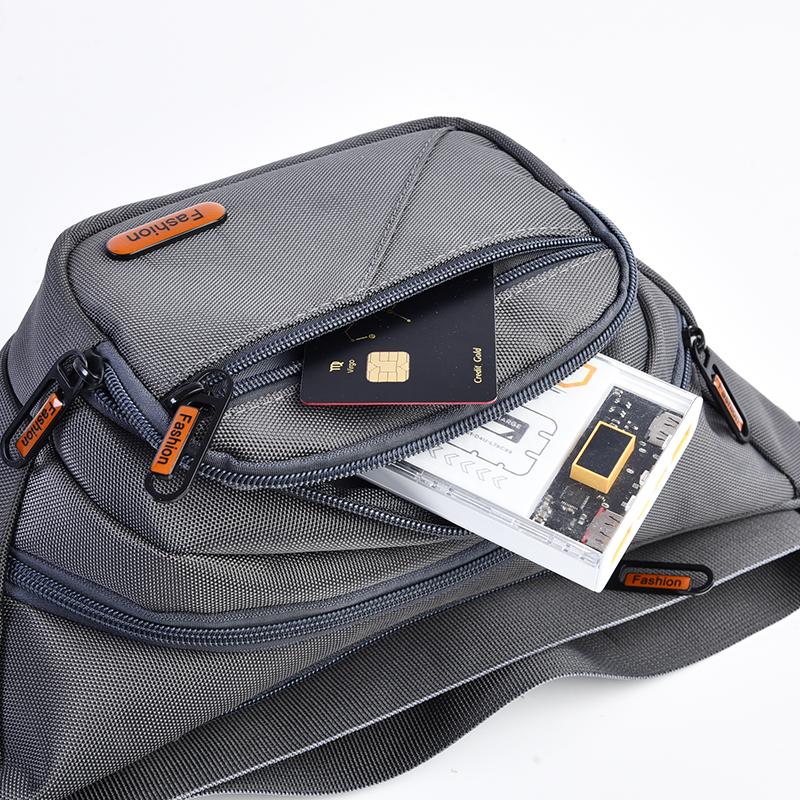 Unisex Waterproof Waist Pack - Multi-Pocket Adjustable Design for Travel/Sports/Business, Large Capacity & Anti-Slip Strap