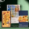 Набор закладок для книг с репродукциями картин Ван Гога в масле. Подарок для учителей и учеников.