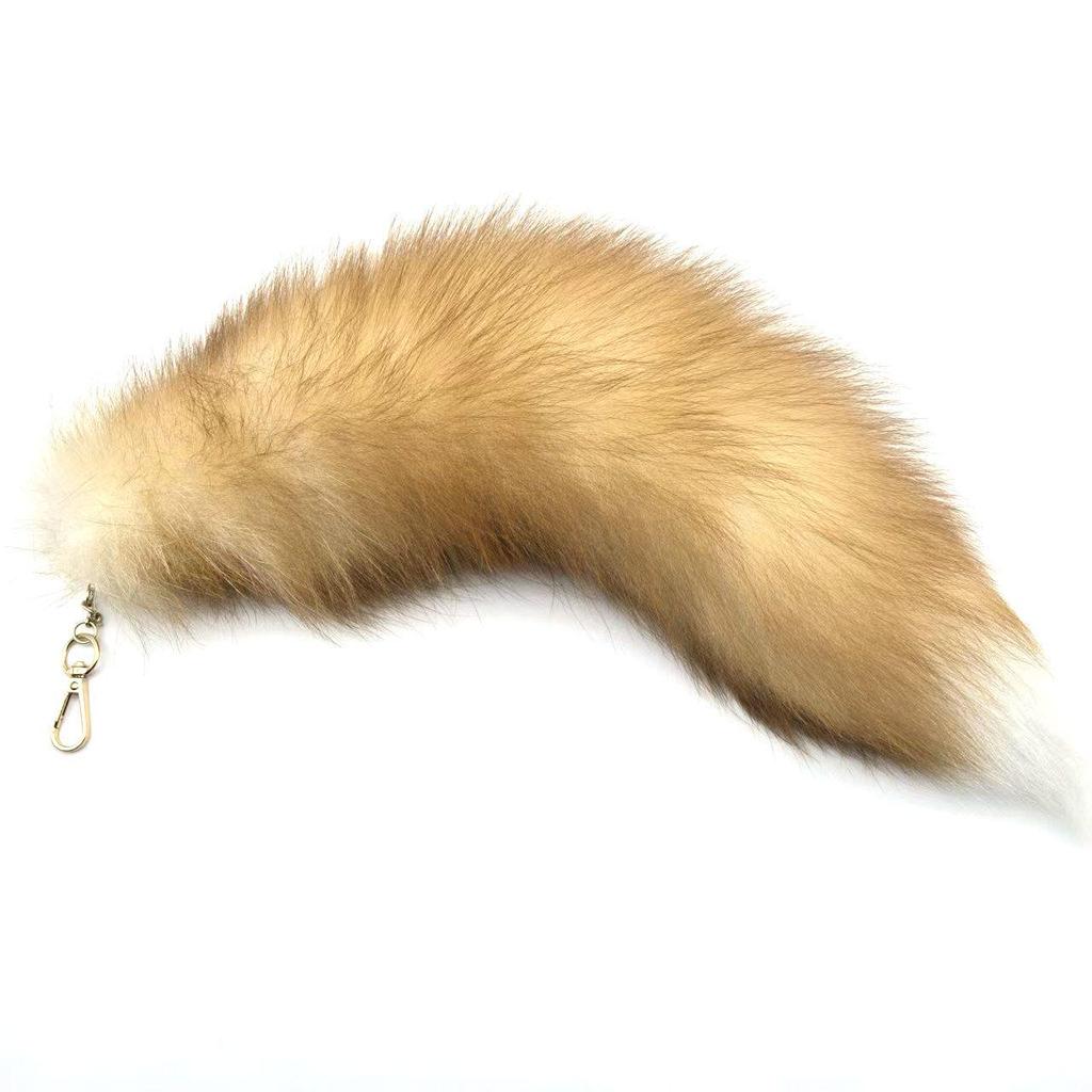 Брелок-подвеска в виде лисьего хвоста и аксессуар-шарм для сумочки