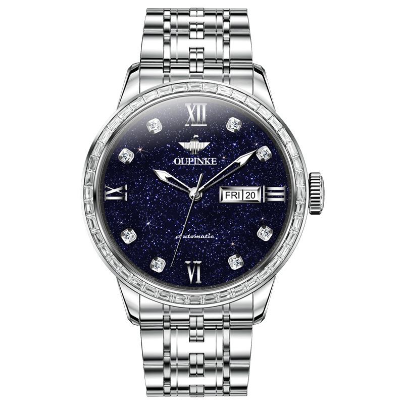 OUPINKE Бренд Star Watch Star Автоматические Механические Часы Водонепроницаемые Мужские Часы Мужские Часы