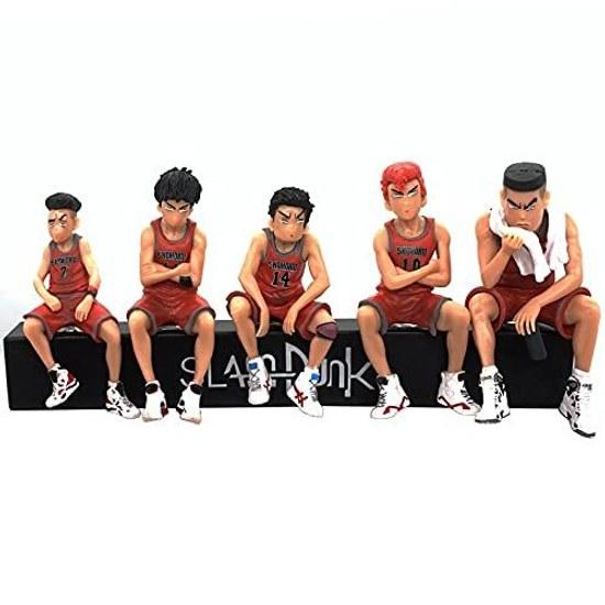Slam Dunk figure Sakuragi Hanamichi Miyagi Ryota Mitsui Hisashi Rukawa Kaede model toy car decoration anime approximately 8cm all 5 types