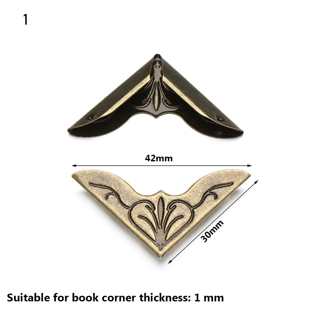 Поделки Украшение книг Меню Защитные уголки для книг Аксессуары для скрапбукинга Металлические уголки Фотоальбомы