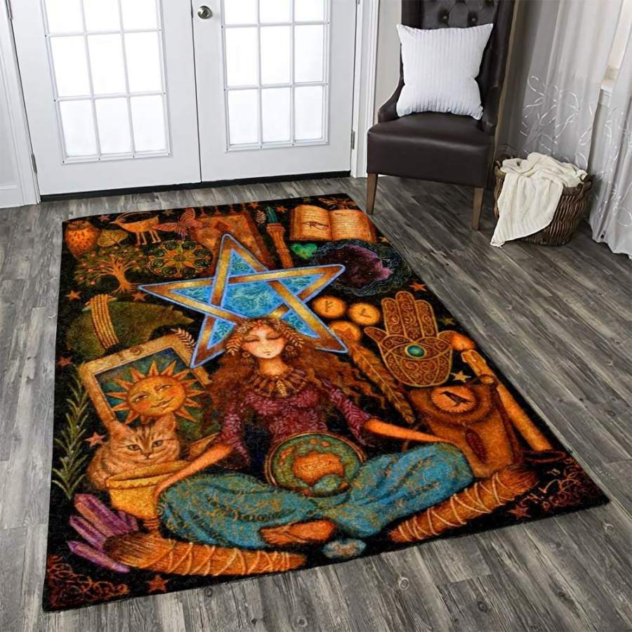 Коврик Викка, прямоугольный ковер, коврик с узором тыквы, ковер на Хэллоуин, подарок любовнику, милый коврик, коврик ужасов