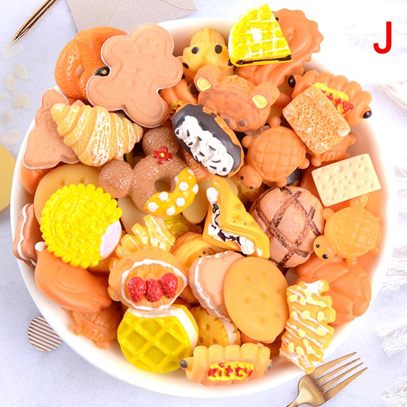 10шт Diy смолы поставки декор торт фрукты конфеты чехол для телефона аксессуары комплекты