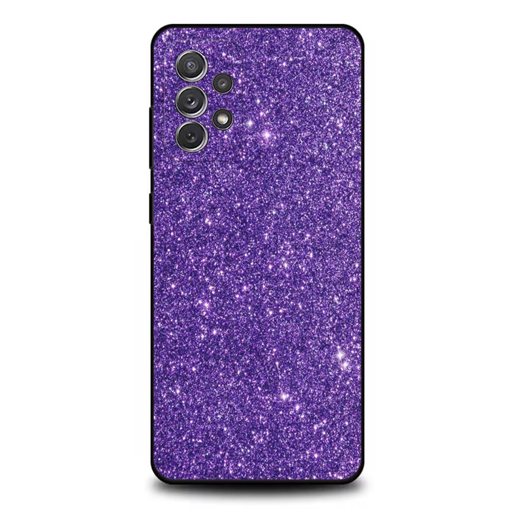 FHNBLJ Золотой Розовый Блестящий Чехол для Телефона Для Samsung S25,S24,S21,S22,S23,S30,Ultra,S20,Plus,Fe,Lite,Note,10,9,5G Черный Чехол