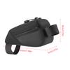 Bike Triangle Frame Bag, Waterproof Bicycles Front Handlebar Bag Strap-On Saddle Bag Cycling Pouch Bike Storage Tube Bag