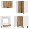 Kitchen Unit LUCCA 8 pcs Artisan Oak Engineered Wood
