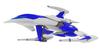PM Office A Darius Burst CS Core Legend Silver Hawk Burst color scale plastic model PP159 + (2P Ver.) 1/60 color-coded