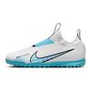 Zoom Vapor 15 Academy Anti-Kick Shock Absorption Low-Top Kids Soccer Shoes Kids Soccer Shoes White Blue DJ5621-146