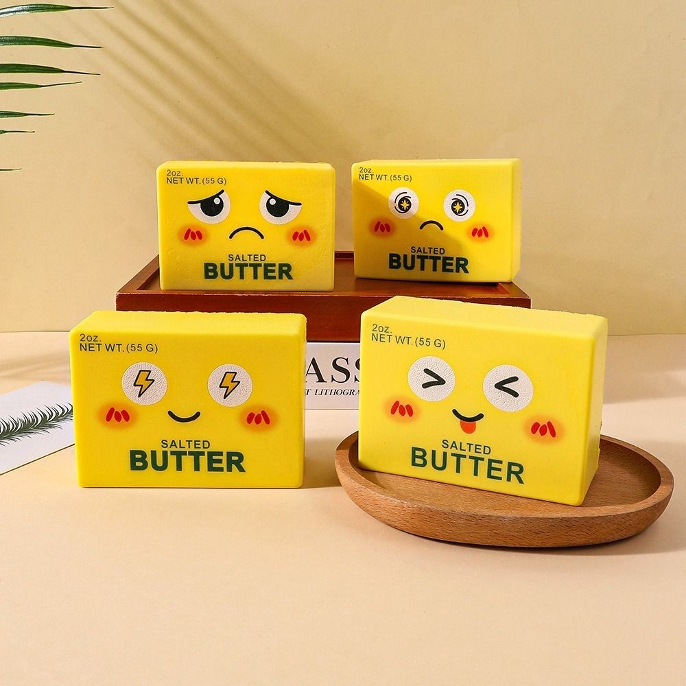 Soft Butter Squeezing Toy Cute Butter Stick Squishy Toy Portable Butter Pinch Le Party Favors